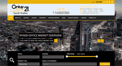 Desktop Screenshot of century21saudi.com